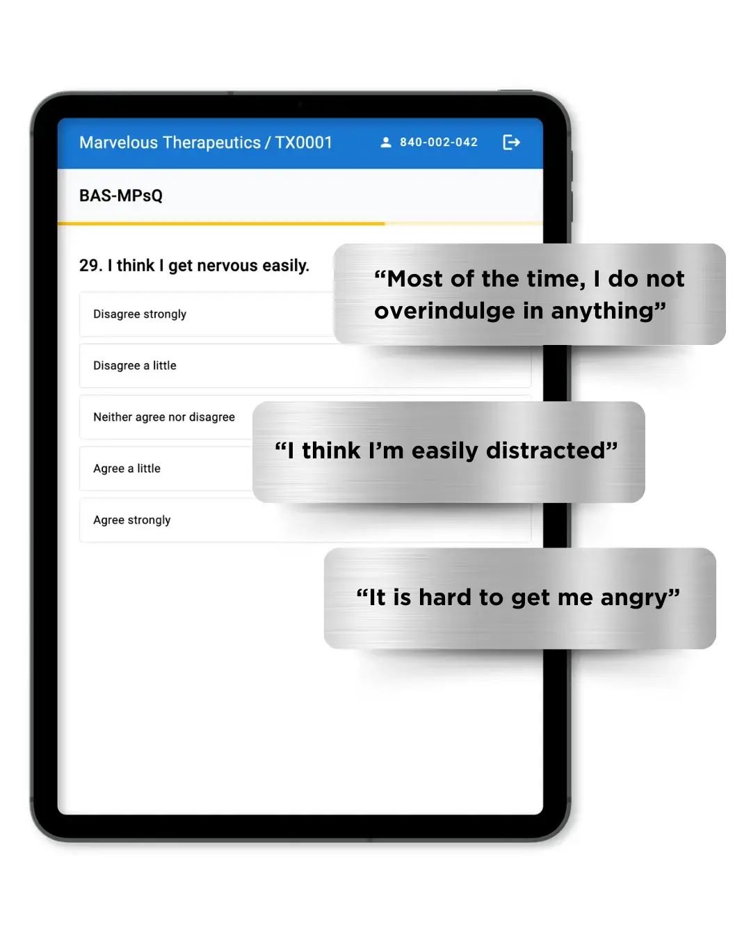 placebell questionnaire